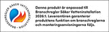 Säker Vatteninstallation 2026 logga anpassad produkt